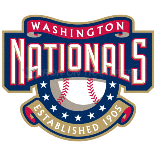 Washington Nationals Iron-on Stickers (Heat Transfers)NO.2010